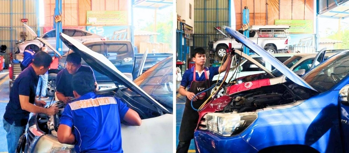ศูนย์ซ่อมรถยนต์ รถบรรทุกและระบบทำความเย็น